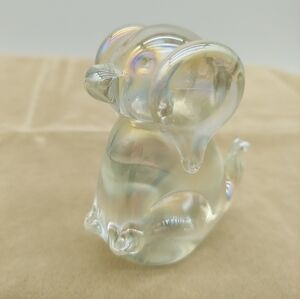 Glass Puppy Dog Figurine